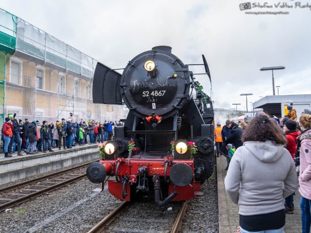 Dampfsonderzug 01.01.2024 in Stockheim